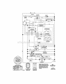 Page K Diagram and Parts List for 917287480  Craftsman Lawn Tractor