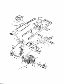 Page D Diagram and Parts List for 917287480  Craftsman Lawn Tractor