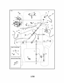 Page A Diagram and Parts List for 917287481  Craftsman Lawn Tractor