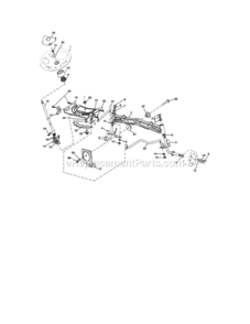 Page C Diagram and Parts List for 917287481  Craftsman Lawn Tractor