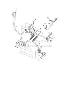 Page I Diagram and Parts List for 917287481  Craftsman Lawn Tractor