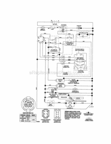 Page K Diagram and Parts List for 917287490  Craftsman Lawn Tractor