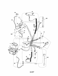 Page A Diagram and Parts List for 917287500  Craftsman Lawn Tractor