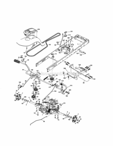 Page D Diagram and Parts List for 917287500  Craftsman Lawn Tractor