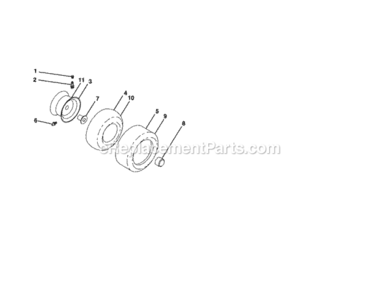 Page G Diagram and Parts List for 917287500  Craftsman Lawn Tractor