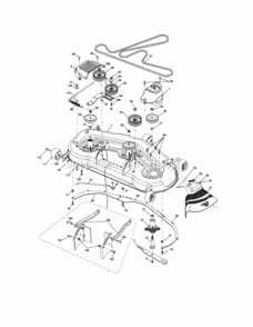 Page H Diagram and Parts List for 917287500  Craftsman Lawn Tractor