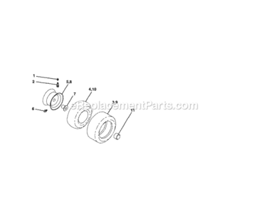 Page I Diagram and Parts List for 917288030  Craftsman Lawn Tractor