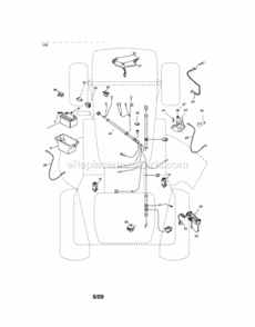 Page A Diagram and Parts List for 917288031  Craftsman Lawn Tractor