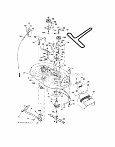 Page G Diagram and Parts List for 917288031  Craftsman Lawn Tractor