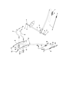 Page J Diagram and Parts List for 917288033  Craftsman Lawn Tractor