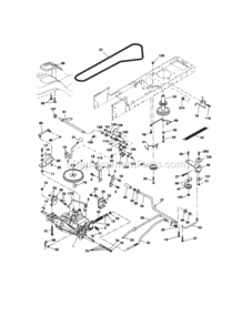 Page C Diagram and Parts List for 917288033  Craftsman Lawn Tractor