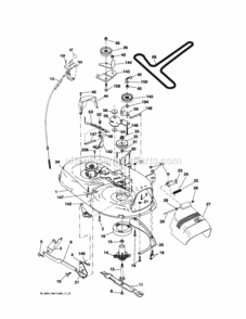 Page G Diagram and Parts List for 917288051  Craftsman Lawn Tractor