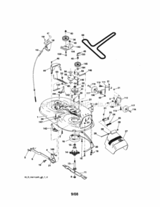 Page I Diagram and Parts List for 917288070  Craftsman Lawn Tractor