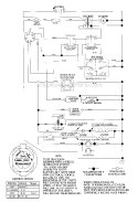 Schematic Diagram and Parts List for 917288071  Craftsman Lawn Tractor
