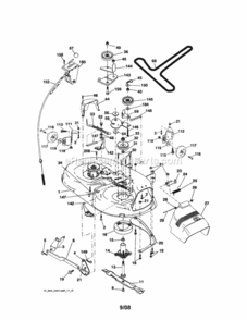Page I Diagram and Parts List for 917288080  Craftsman Lawn Tractor