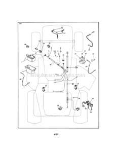 Page A Diagram and Parts List for 917288090  Craftsman Lawn Tractor
