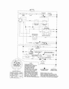 Page K Diagram and Parts List for 917288090  Craftsman Lawn Tractor