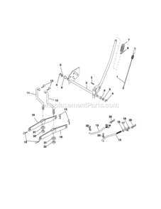 Page J Diagram and Parts List for 917288091  Craftsman Lawn Tractor