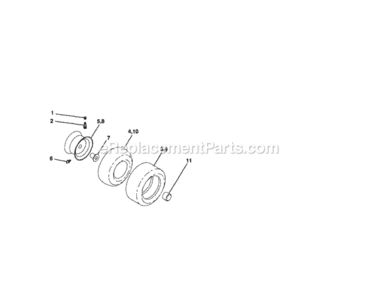 Page H Diagram and Parts List for 917288091  Craftsman Lawn Tractor