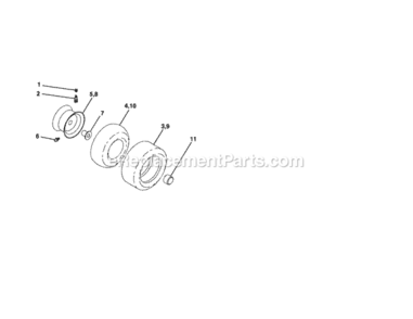Page H Diagram and Parts List for 917288092  Craftsman Lawn Tractor