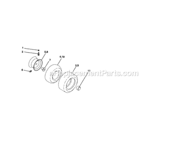 Page H Diagram and Parts List for 917288100  Craftsman Lawn Tractor