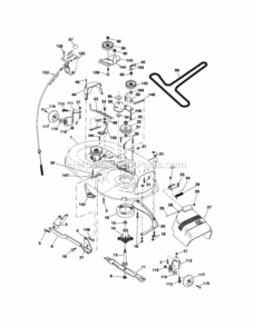 Page G Diagram and Parts List for 917288101  Craftsman Lawn Tractor