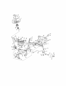 Page F Diagram and Parts List for 917288112  Craftsman Lawn Tractor