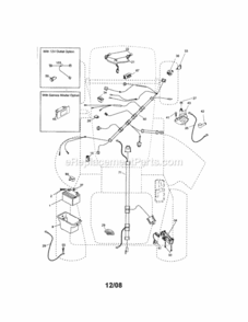 Page A Diagram and Parts List for 917288122  Craftsman Lawn Tractor