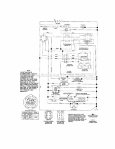 Page K Diagram and Parts List for 917288123  Craftsman Lawn Tractor