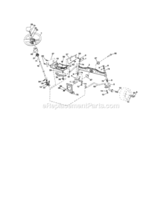 Page E Diagram and Parts List for 917288123  Craftsman Lawn Tractor