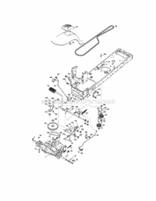 Page C Diagram and Parts List for 917288130  Craftsman Lawn Tractor