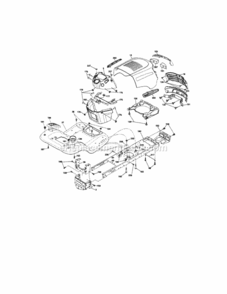 Page B Diagram and Parts List for 917288131  Craftsman Lawn Tractor