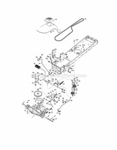 Page C Diagram and Parts List for 917288131  Craftsman Lawn Tractor