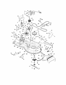 Page J Diagram and Parts List for 917288132  Craftsman Lawn Tractor