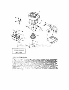 Page D Diagram and Parts List for 917288132  Craftsman Lawn Tractor