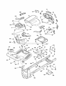Page B Diagram and Parts List for 917288150  Craftsman Lawn Tractor