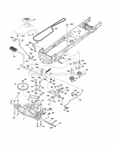 Page C Diagram and Parts List for 917288150  Craftsman Lawn Tractor