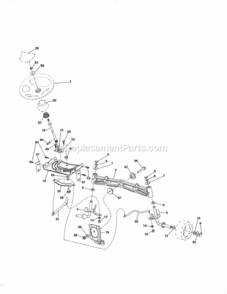Page E Diagram and Parts List for 917288150  Craftsman Lawn Tractor