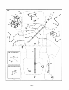 Page A Diagram and Parts List for 917288161  Craftsman Lawn Tractor