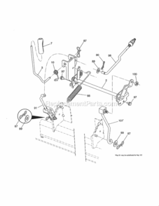 Page J Diagram and Parts List for 917288161  Craftsman Lawn Tractor