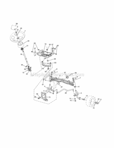 Page E Diagram and Parts List for 917288162  Craftsman Lawn Tractor