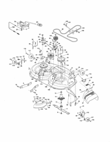 Page F Diagram and Parts List for 917288163  Craftsman Lawn Tractor
