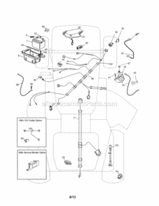 Page A Diagram and Parts List for 917288164  Craftsman Lawn Tractor