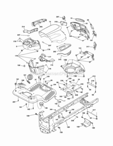 Page B Diagram and Parts List for 917288164  Craftsman Lawn Tractor