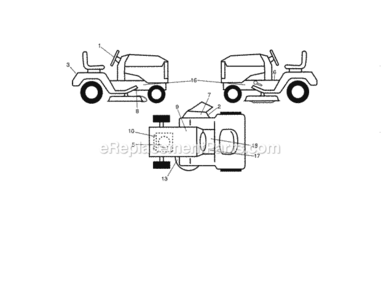 Page I Diagram and Parts List for 917288164  Craftsman Lawn Tractor