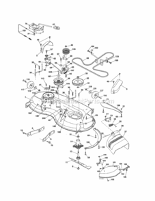 Part Location Diagram of 532406581 Husqvarna Cover, Asm, Mulch/Hdw, 46