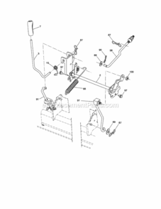 Page J Diagram and Parts List for 917288210  Craftsman Lawn Tractor