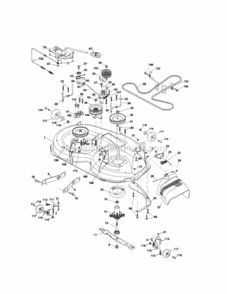 Page G Diagram and Parts List for 917288210  Craftsman Lawn Tractor
