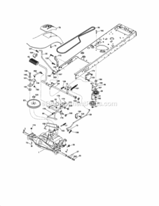 Page C Diagram and Parts List for 917288211  Craftsman Lawn Tractor