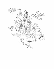 Mower_Deck Diagram and Parts List for 917288220  Craftsman Lawn Tractor
